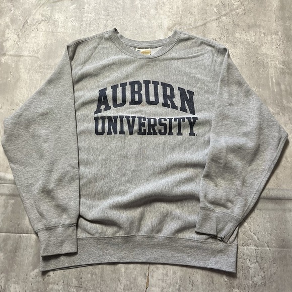 MV Sport Other - Auburn Tigers Sweatshirt Mens M Blue Heather MV Sport Pro-Weave NCAA